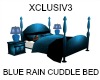 BLUE RAIN CUDDLE BED