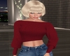 TA Red Sweater