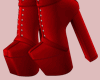 E* Red Love Boots