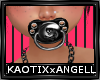 PVC Goth Doll Paci