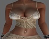 Beige corset busty top
