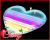 Rainbow Heart Table