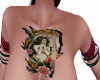 Flash chest tattoo