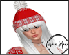 Holiday Knit Beanie RED