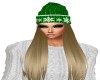 Hat Green / Blonde Hair