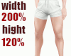 Expand Legs Width 200%