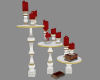 Luxury Candle Stands Red