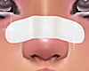 White band-aid nose