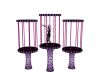 purple dancing cages