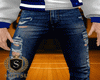 S| Varsity Jeans Blu