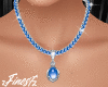 Silver+Blue Necklaces