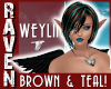 WEYLIN BROWN & TEAL!
