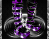 B purple cyb' boots M