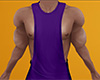 Purple Muscle Tank Top M