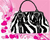 *M* Zebra purse