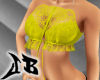 JB Yellow Lace Bib Top