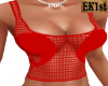 Red Mesh Top