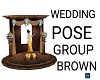 WEDDING POSE GROUP BROWN