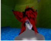 Red Blk Furry Hair M