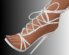 SL White Strap Shoes