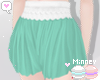 ♡ Pleated shorts -Mint