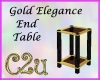 C2u Blk/Gold End Table1