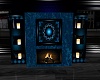 (DL) Blue Fireplace