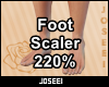Foot Scaler 220%