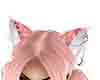 cat woman ears pink