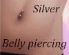 Silver Belly Piercing