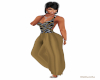 Luxe Gold Print Pant set