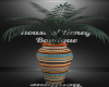 Tribal Vase w/Plant