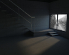 Dark Rainy Concret Room