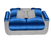 blue&gray couch