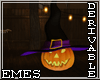 Jack-O-Lantern Witch Hat