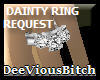 "DAINTY ENGAGEMENT RING