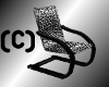 (C) Leopard Cuddle Chair