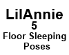 LilAnnie's sleeping pose