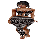 Blk/Wt African Dress xxl