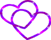2 purple hearts