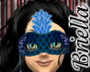 Blue Masquerade Mask