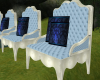 *T* Blue Wedding Chairs
