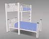 White and Blue Bunkbed