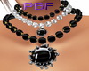 Onyx  & Diamond Necklace