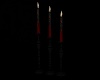 Black & Red Candles