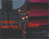 Red/Black Furry Skin F