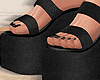 Ripped set Shoes Black