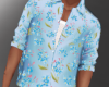 Blue Floral Shirt