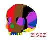 !z! pride animated skull