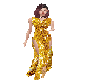 golden dress